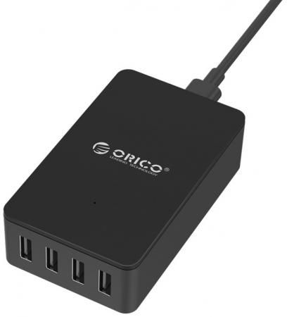 Зарядное устройство Orico CSE-4U-BK 9.6A 4 x USB черный