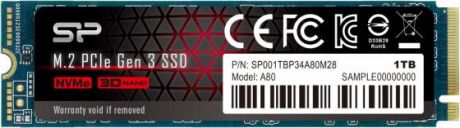 Твердотельный накопитель SSD M.2 1 Tb Silicon Power SP001TBP34A80M28 Read 3200Mb/s Write 3000Mb/s 3D NAND TLC