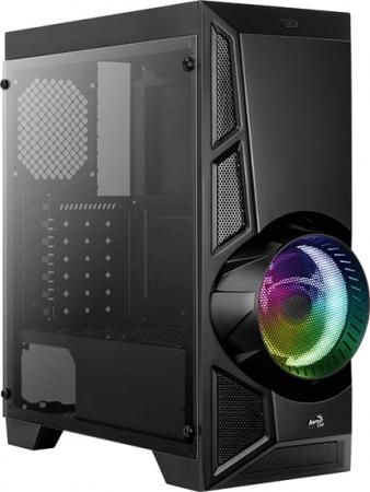 Корпус ATX Aerocool AeroEngine RGB Tempered Glass Без БП чёрный 4718009156371