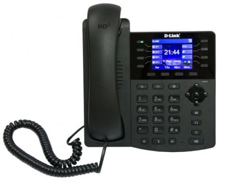 IP - телефон D-Link DPH-150SE/F5B IP-телефон с цветным дисплеем, 1 WAN-портом 10/100Base-TX, 1 LAN-портом 10/100Base-TX и поддержкой PoE