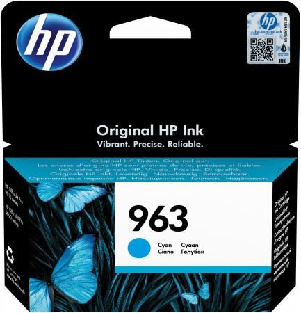 Картридж струйный HP 963 3JA23AE голубой (700стр.) для HP OfficeJet Pro 901x/902x/HP