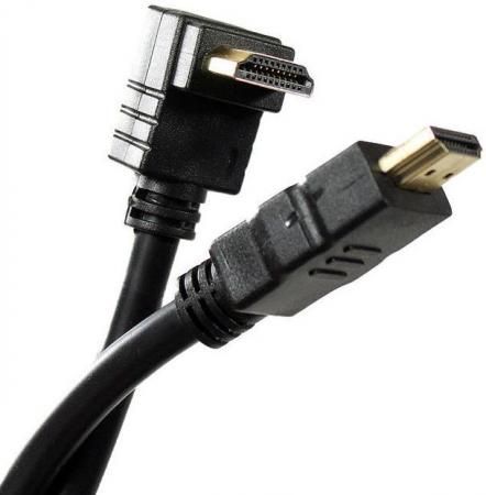 Кабель HDMI<=>HDMI-угловой коннектор 90град 1.8м, 2.0V VCOM <CG523-1.8M>