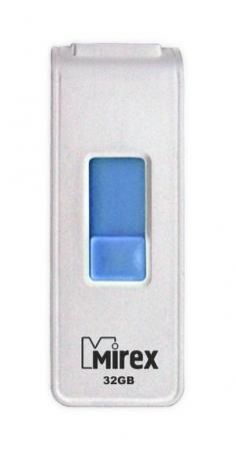 Флеш накопитель 32GB Mirex Shot, USB 2.0, Белый