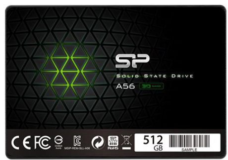 Твердотельный накопитель SSD 2.5" 512 Gb Silicon Power SP512GBSS3A56A25 Read 560Mb/s Write 530Mb/s 3D NAND TLC
