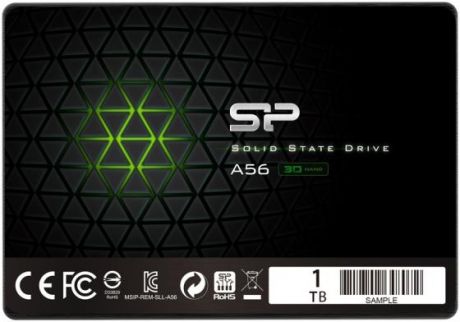 Твердотельный диск 1TB Silicon Power A56, 2.5", SATA III [R/W - 560/530 MB/s] TLC