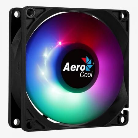 Вентилятор Aerocool Frost 8 80x80mm 3-pin 4-pin(Molex)28dB 90gr LED Ret