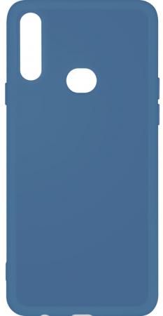 Чехол-накладка для Samsung Galaxy A10s DF sOriginal-04 Blue клип-кейс, силикон, микрофибра