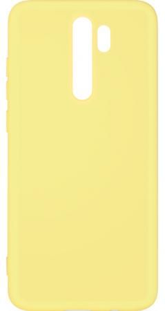 Чехол-накладка для Xiaomi Redmi Note 8 Pro DF xiOriginal-03 Yellow клип-кейс, силикон, микрофибра