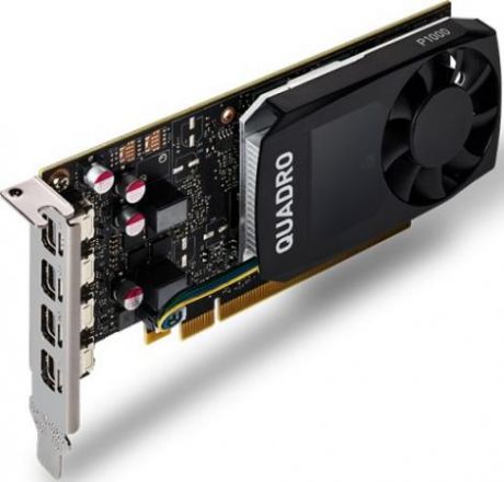 Видеокарта PNY Quadro P1000 VCQP1000DVIV2-PB PCI-E 4096Mb GDDR5 128 Bit Retail