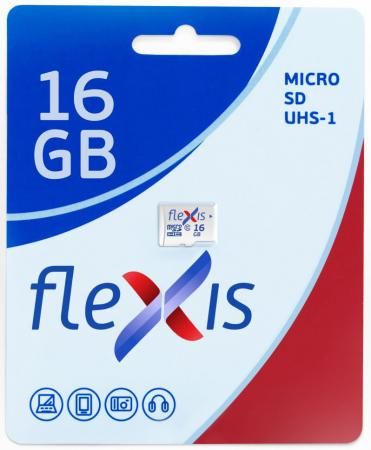 Flexis microSDHC 16GB class10 U1 R/W 80/45 MB/s w/o adapter, made in Russia