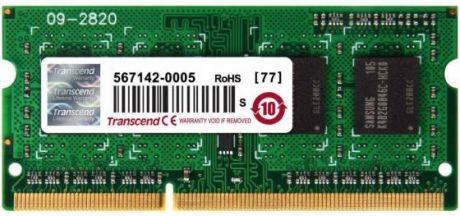 Модуль памяти DDR4 SODIMM 32Гб 2666MHz Non-ECC 2Rx8 CL19 1,2V, Transcend JetRam