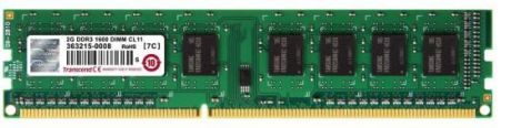 Оперативная память 2Gb (1x2Gb) PC3-12800 1600MHz DDR3 DIMM CL11 Transcend TS256MLK64V6N