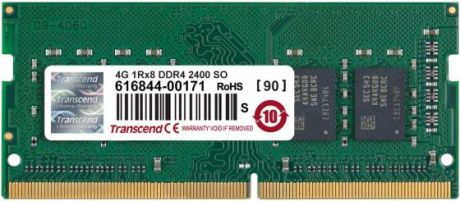 Оперативная память для ноутбука 4Gb (1x4Gb) PC4-19200 2400MHz DDR4 SO-DIMM CL17 Transcend TS512MSH64V4H
