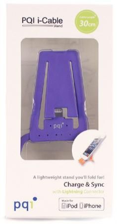 Подставка для зарядки iPhone с USB на Lightning PQI (made for iPhone, iPod) пурпурная