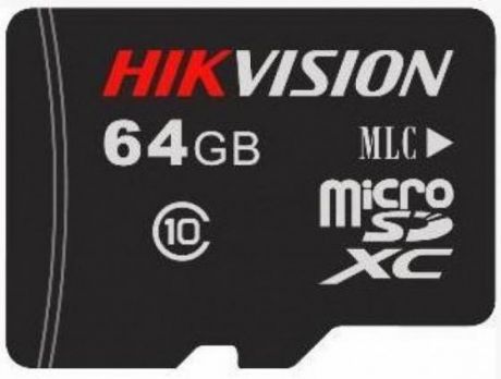 64GB Карта памяти MicroSDXC Hikvision P1 д/видеонаблюдения Class 10 UHS-I V30 eTLC 3000 циклов