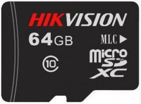 64GB Карта памяти MicroSDXC Hikvision L2 д/видеонаблюдения Class 10 UHS-I V30 без адапт.