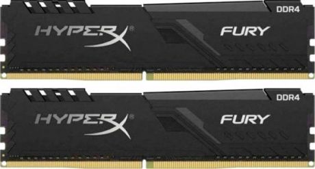 Модуль памяти DDR 4 DIMM 32Gb PC28800, 3600Mhz, Kingston HyperX FURY Black CL18 (Kit of 2) (HX436C18FB4K2/32) (retail)