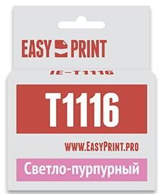 Картридж EasyPrint IE-T1116 для Epson Stylus Photo R270R/290/R390/RX690/TX700, светло-пурпурный, с чипом
