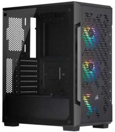 iCUE 220T RGB CC-9011173-WW Airflow Tempered Glass Mid-Tower Smart Case — Black