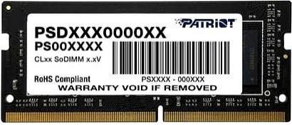 Память DDR4 4Gb 2666MHz Patriot PSD44G266641S RTL PC4-23400 CL15 SO-DIMM 260-pin 1.2В single rank
