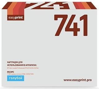 Картридж EasyPrint LH-741 для HP CLJ Professional CP5225/5225n/5225dn (7300 стр.) голубой, с чипом, восст.