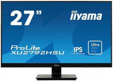 Монитор 27" iiYama XU2792HSU-B1 черный IPS 1920x1080 250 cd/m^2 4 ms VGA HDMI DisplayPort USB Аудио