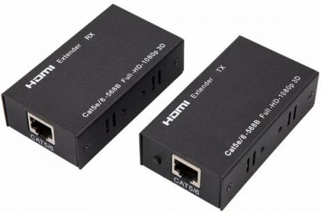 Удлинитель HDMI ORIENT VE045 черный 30905