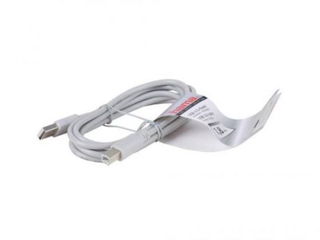 Кабель USB 2.0 AM-BM 1.8м Hama H-29099 серый