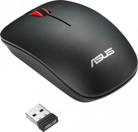 Мышь беспроводная ASUS WT300 RF чёрный USB + радиоканал