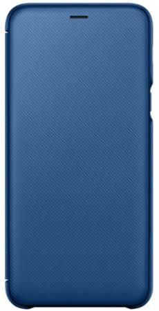 Чехол (флип-кейс) Samsung для Samsung Galaxy A6+ (2018) Wallet Cover синий (EF-WA605CLEGRU)