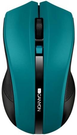 Мышь беспроводная CANYON CNE-CMSW05G, 2.4Ghz wireless Optical  Mouse with 4 buttons, DPI 800/1200/1600, зеленый