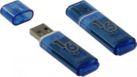 Флешка 16Gb Smart Buy Glossy USB 2.0 синий SB16GBGS-B