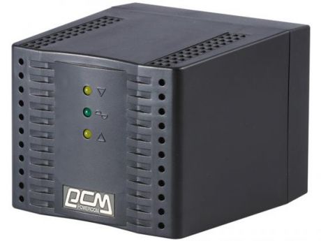Стабилизатор напряжения Powercom TCA-1200 4 розетки 1 м черный
