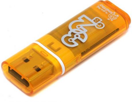 Флешка 32Gb Smart Buy Glossy USB 2.0 оранжевый SB32GBGS-Or