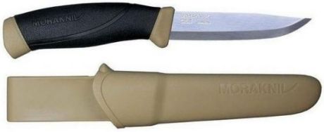 Нож Morakniv Companion (13166) стальной лезв.104мм черный/бежевый