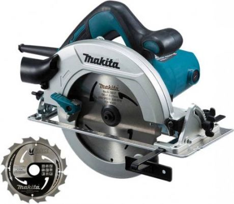 Пила циркулярная MAKITA HS7601X1 187286 пила диск 1200Вт 5200об\м диск-ф190х30мм рез-66мм 4.0кг ко