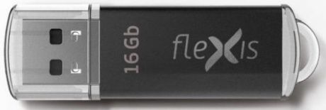 Флэш-драйв Flexis RB-108 3.0, 16 Гб, USB 3.1 gen.1, чёрный