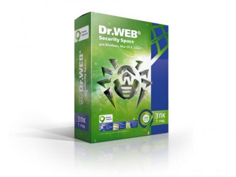 Антивирус Dr.Web Security Space на 12 мес на 3ПК BHW-B-12M-3-A3 BOX