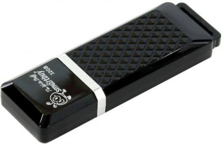 Флешка 32Gb Smart Buy Quartz USB 2.0 черный SB32GBQZ-K