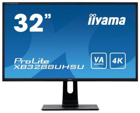 Монитор 32" iiYama XB3288UHSU-B1 черный VA 3840x2160 300 cd/m^2 3 ms HDMI DisplayPort Аудио USB