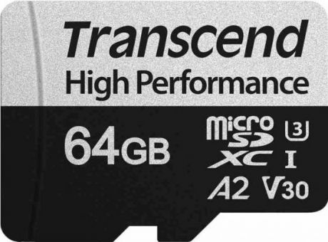 Transcend 64GB microSDXC Card Class 10 with adapter