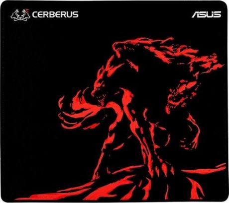 ASUS Cerberus Mini чёрный/красный Игровой коврик для мыши (250 x 210 x 2 mm, каучук, нетканый матери