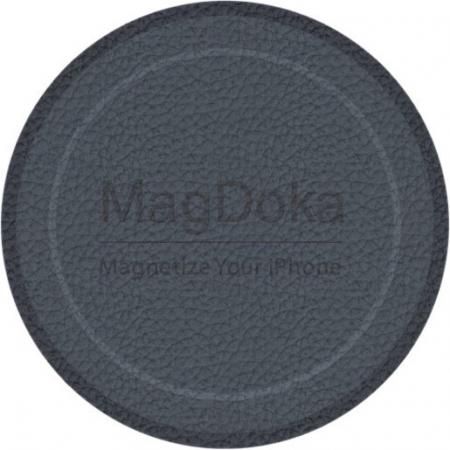 Магнитное крепление SwitchEasy MagDoka Mounting Disc для зарядного устройства Apple MagSafe. Совместим с Apple iPhone 12&11. Внешняя отделка: полиуретан. Цвет: синий.