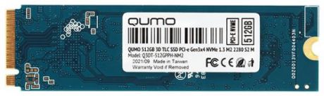 QUMO M.2 SSD 512GB Novation Q3DT-512GPPH-NM2 NVMe PCIe Gen3x4 NVMe 1.3 M2 2280