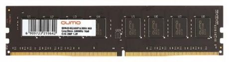 Оперативная память для компьютера 8Gb (1x8Gb) PC4-25600 3200MHz DDR4 DIMM CL22 QUMO QUM4U-8G3200P22