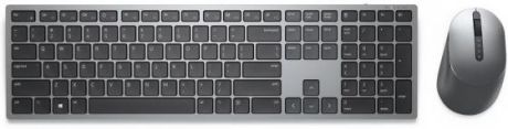 Клавиатура + мышь Dell KM7321W клав:серый мышь:серый беспроводная BT slim