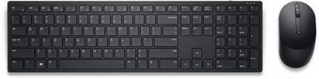 Клавиатура + мышь Dell KM5221W клав:черный мышь:черный беспроводная BT slim
