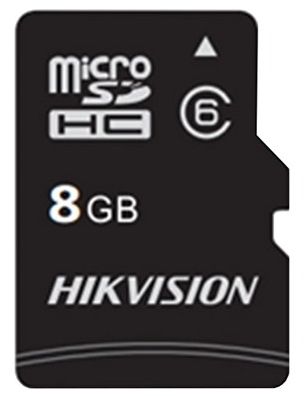 Флеш карта microSDHC 8GB Hikvision HS-TF-C1(STD)/8G/ZAZ01X00/OD <HS-TF-C1(STD)/8G/ZAZ01X00/OD> (без SD адаптера) R/W Speed 90/12MB/s