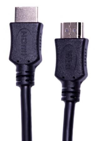 Кабель HDMI 10м Wize C-HM-HM-10M круглый черный