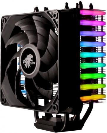 Lepa CPU cooler LPANL12-MS NEOllusion RGB Sync TDP 200W, 4*heatpipe, FAN 120mm, 600~1800rpm, 17~22dBA, RGB